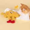 1-69 Croissant cat toy with catnip and crinkle paper
